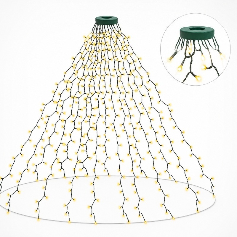 Lighting Christmas Decor - Su Geçirmez USB LED Işık Zinciri,
