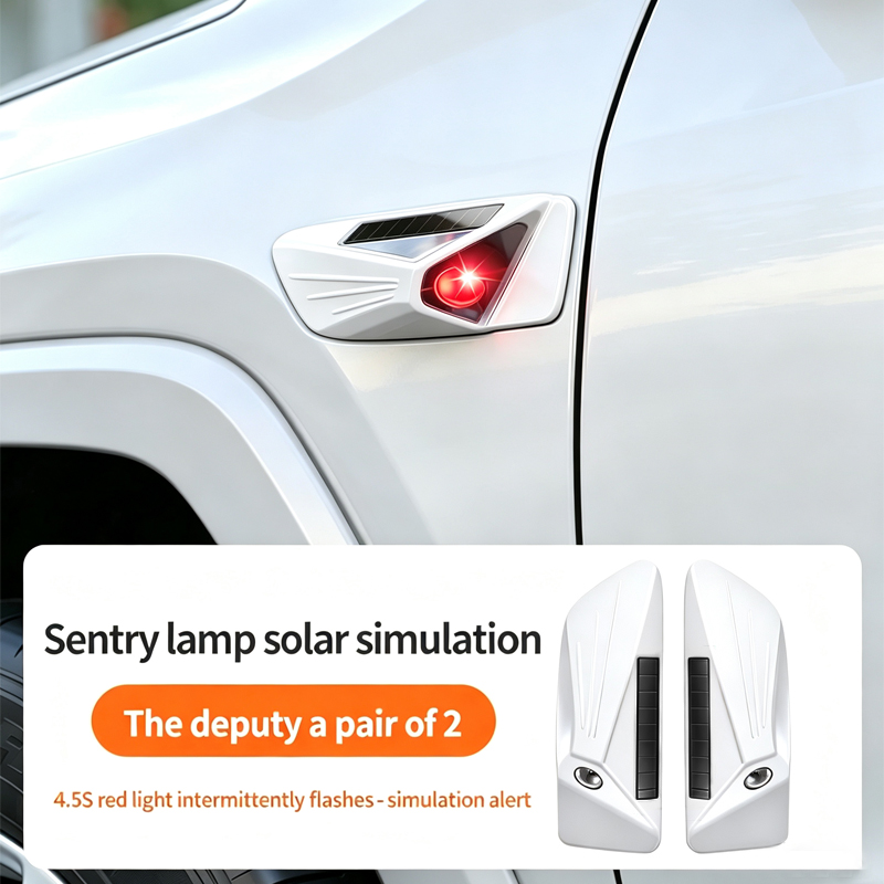 Lighting Decoration Ideas - Otomotiv güneş enerjili simülasyonlu güvenlik ışığı,