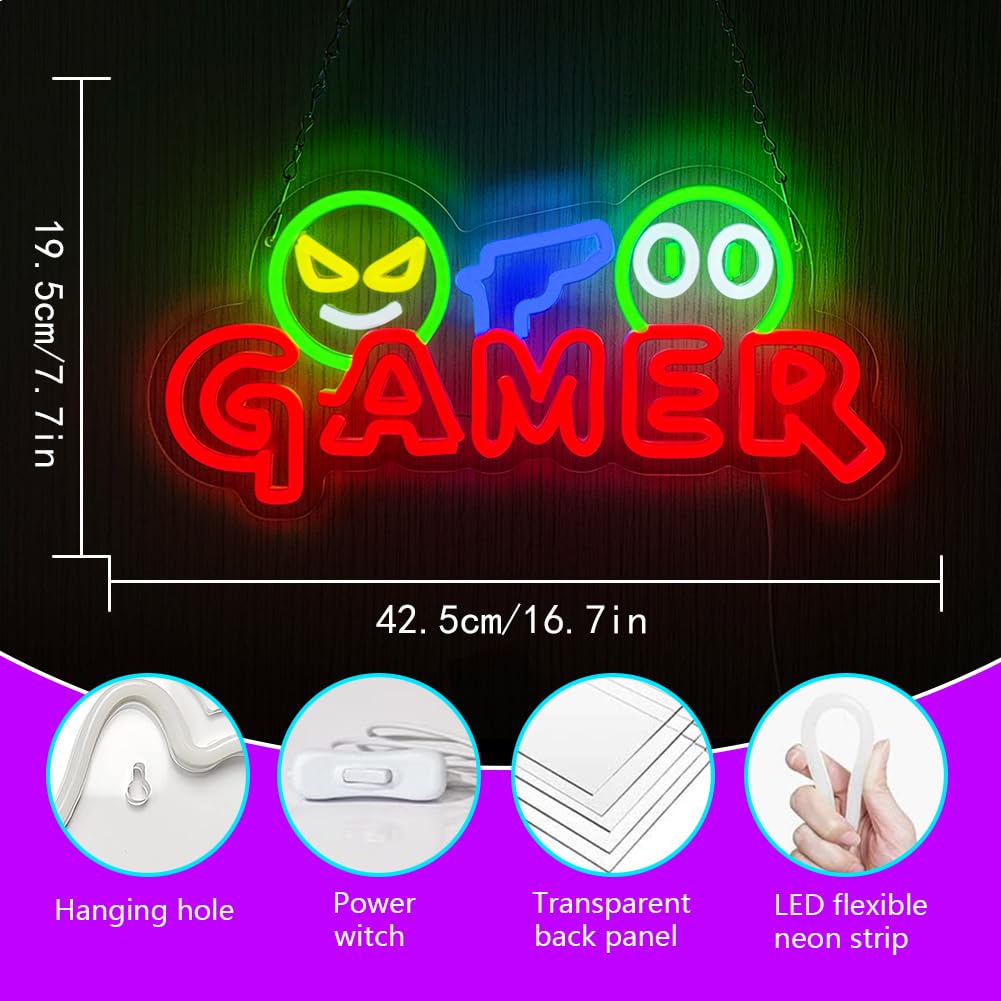 Oyuncu Neon Tabelası LED Duvar - Lighting Christmas Decor incelemesi ve fiyatı