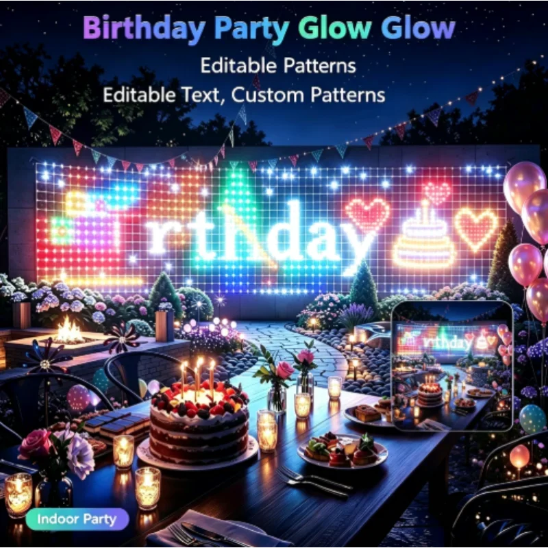 RGBIC LED Dış Mekan File Işıkl - Lighting Christmas Decor incelemesi ve fiyatı
