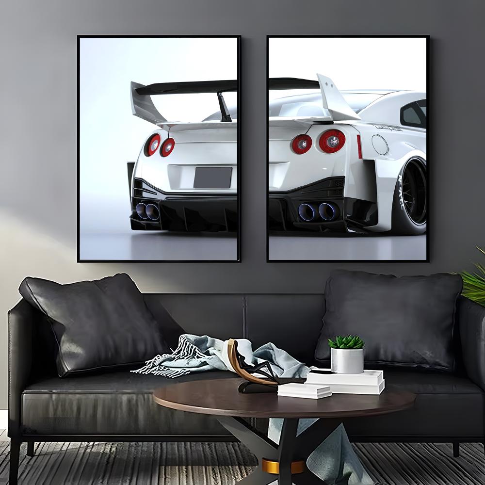Beyaz Japonya Süper Spor Araba - Lighting Mcqueen Bedroom Decor incelemesi ve fiyatı