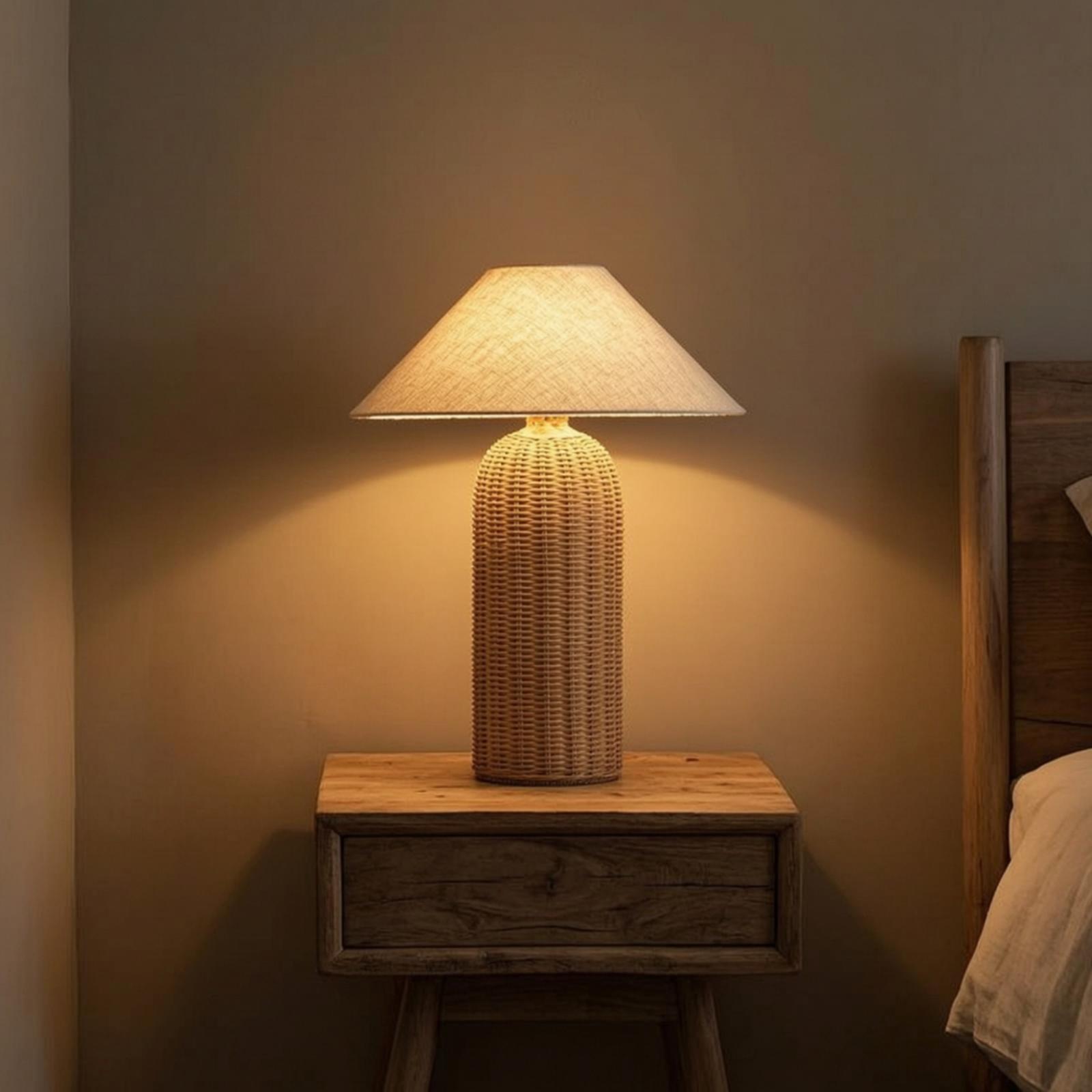 Yatak Başı Lambası Rattan Taba - Decor Lighting Lamps incelemesi ve fiyatı