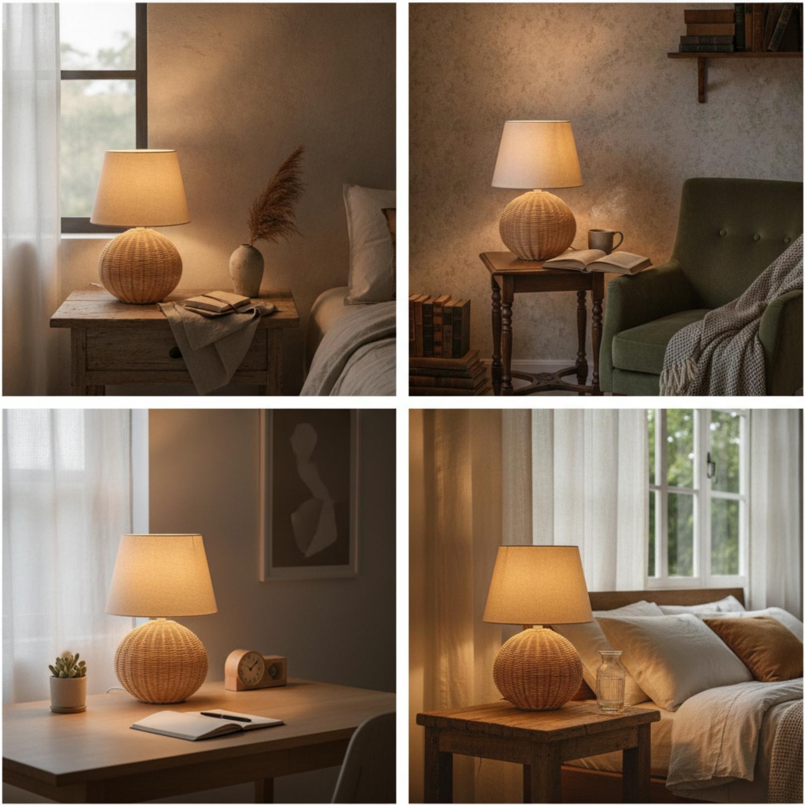 Yatak Başı Lambası Rattan Taba - Decor Lighting Lamps incelemesi ve fiyatı