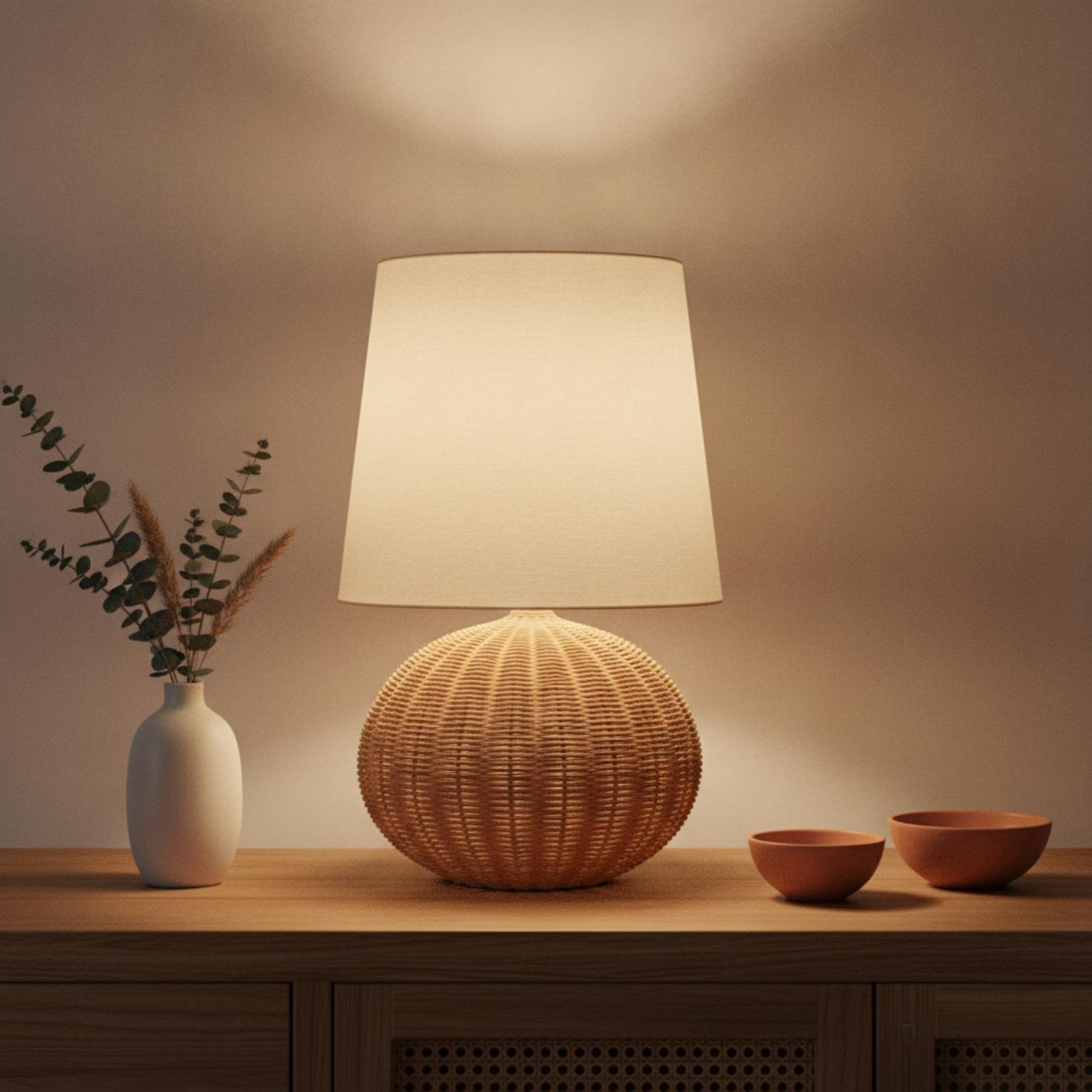 Yatak Başı Lambası Rattan Taba - Decor Lighting Lamps incelemesi ve fiyatı