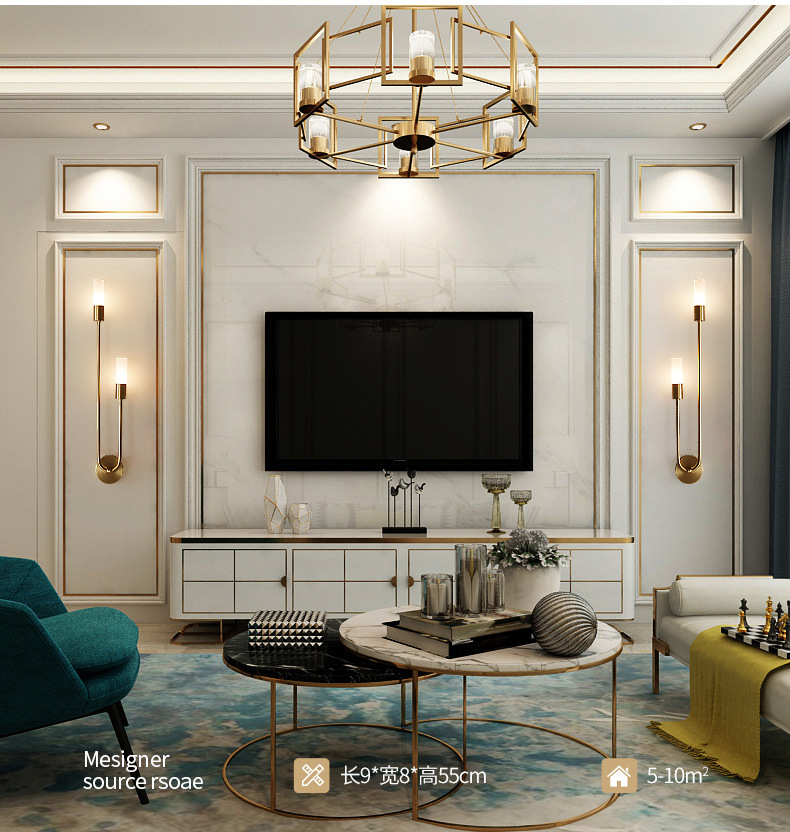 Retro Arka Plan Oturma Odası K - Decor Lighting Lamps incelemesi ve fiyatı