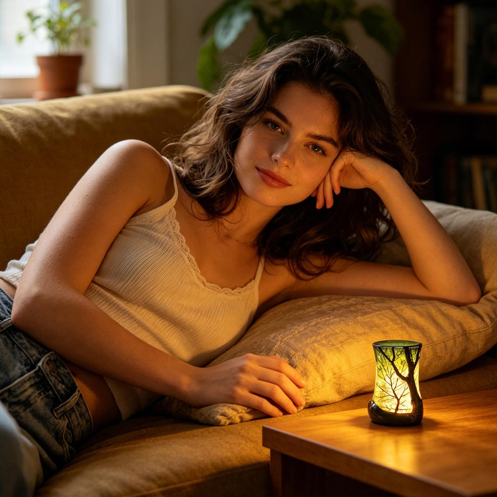 Başucu Masa Lambası Orman Gece - Decor Lighting Lamps incelemesi ve fiyatı