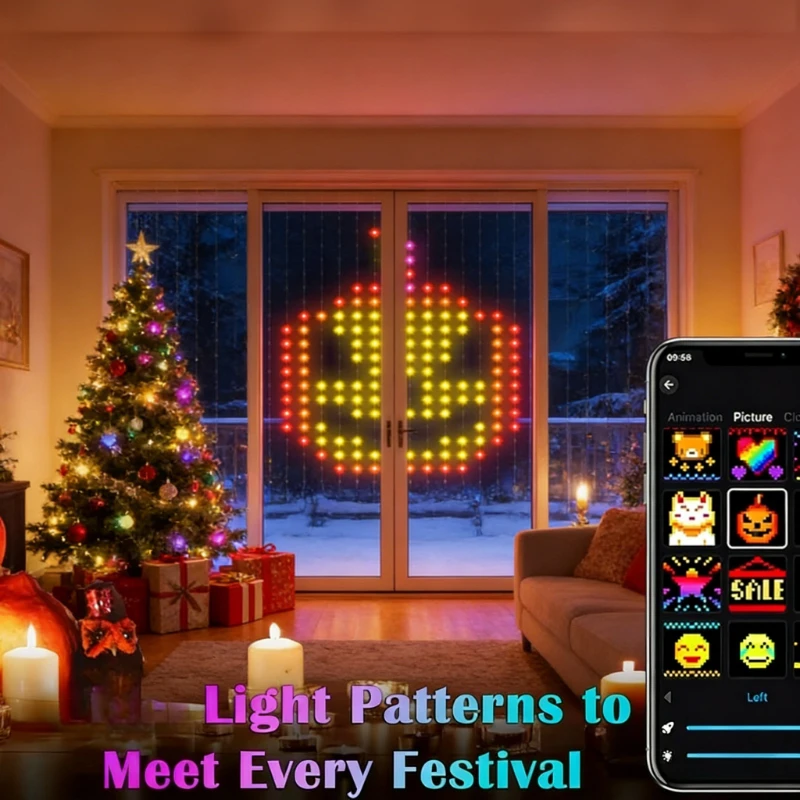 Akıllı 400LED Perde Işıkları,  - Lighting Christmas Decor incelemesi ve fiyatı