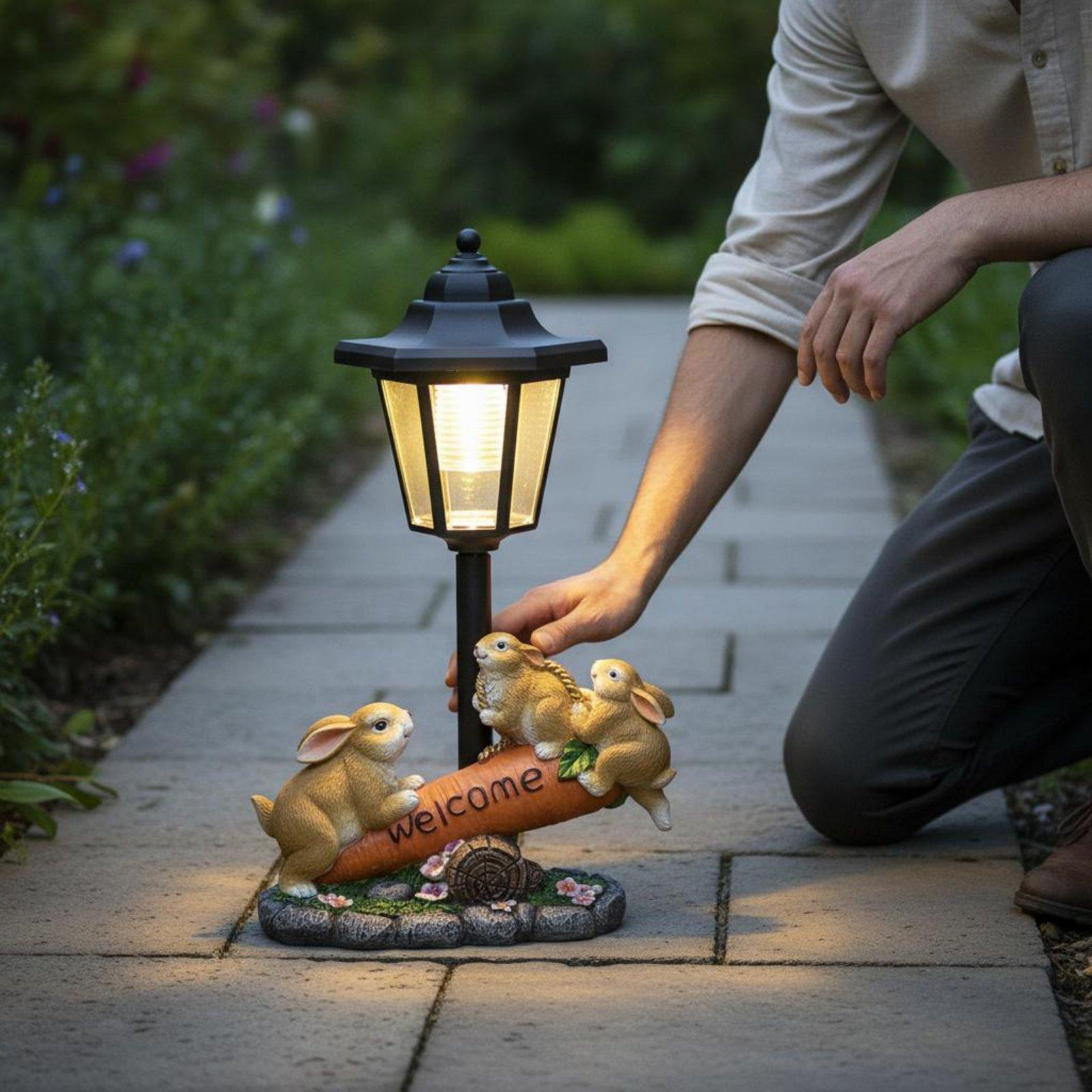 Güneş Enerjili Tavşan Heykeli  - Lighting Decoration Ideas incelemesi ve fiyatı