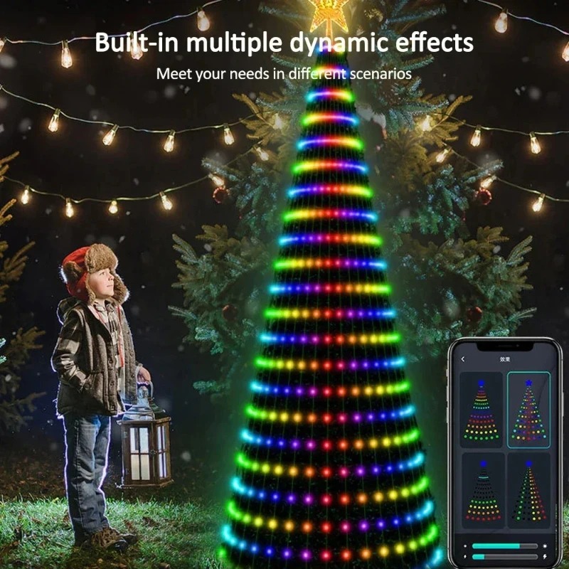 Noel Yıldızı Ağaç Işıkları RGB - Lighting Christmas Decor incelemesi ve fiyatı