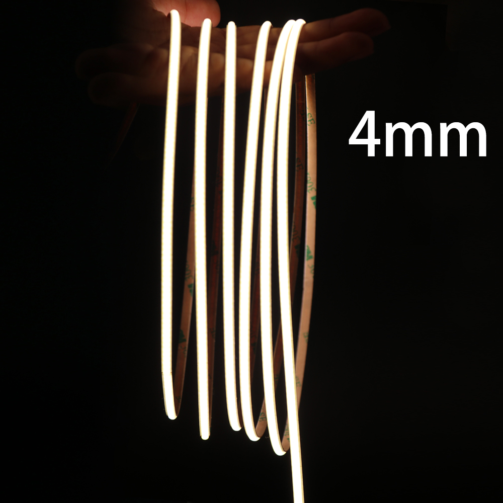 4mm Dar COB LED Şerit Işıklar  - Lighting Mcqueen Bedroom Decor incelemesi ve fiyatı