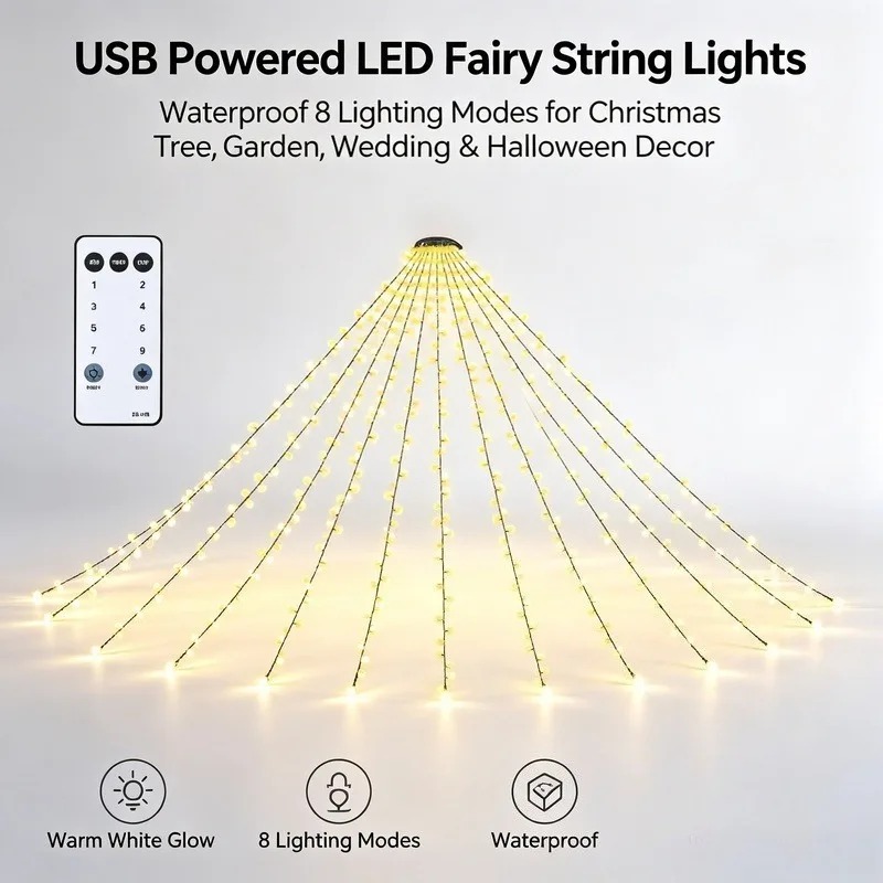 Su Geçirmez USB LED Işık Zinci - Lighting Christmas Decor incelemesi ve fiyatı