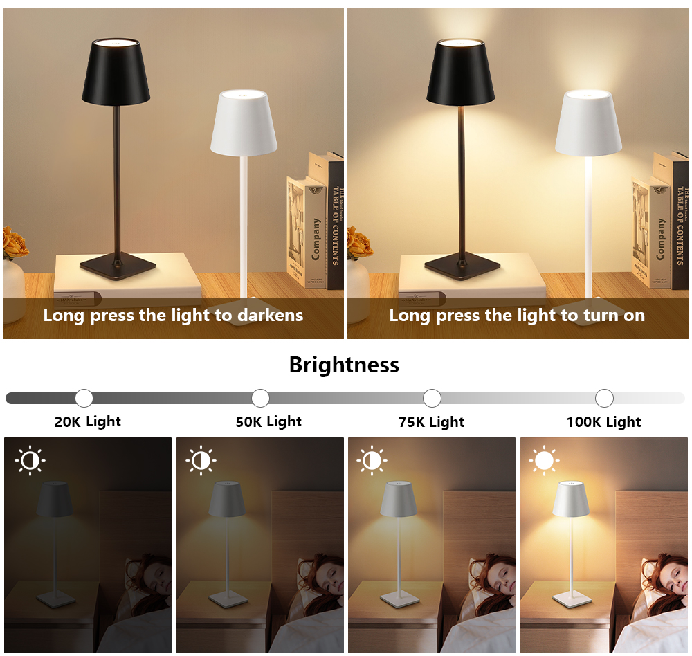 LED şarj edilebilir masa lamba - Decor Lighting Lamps incelemesi ve fiyatı