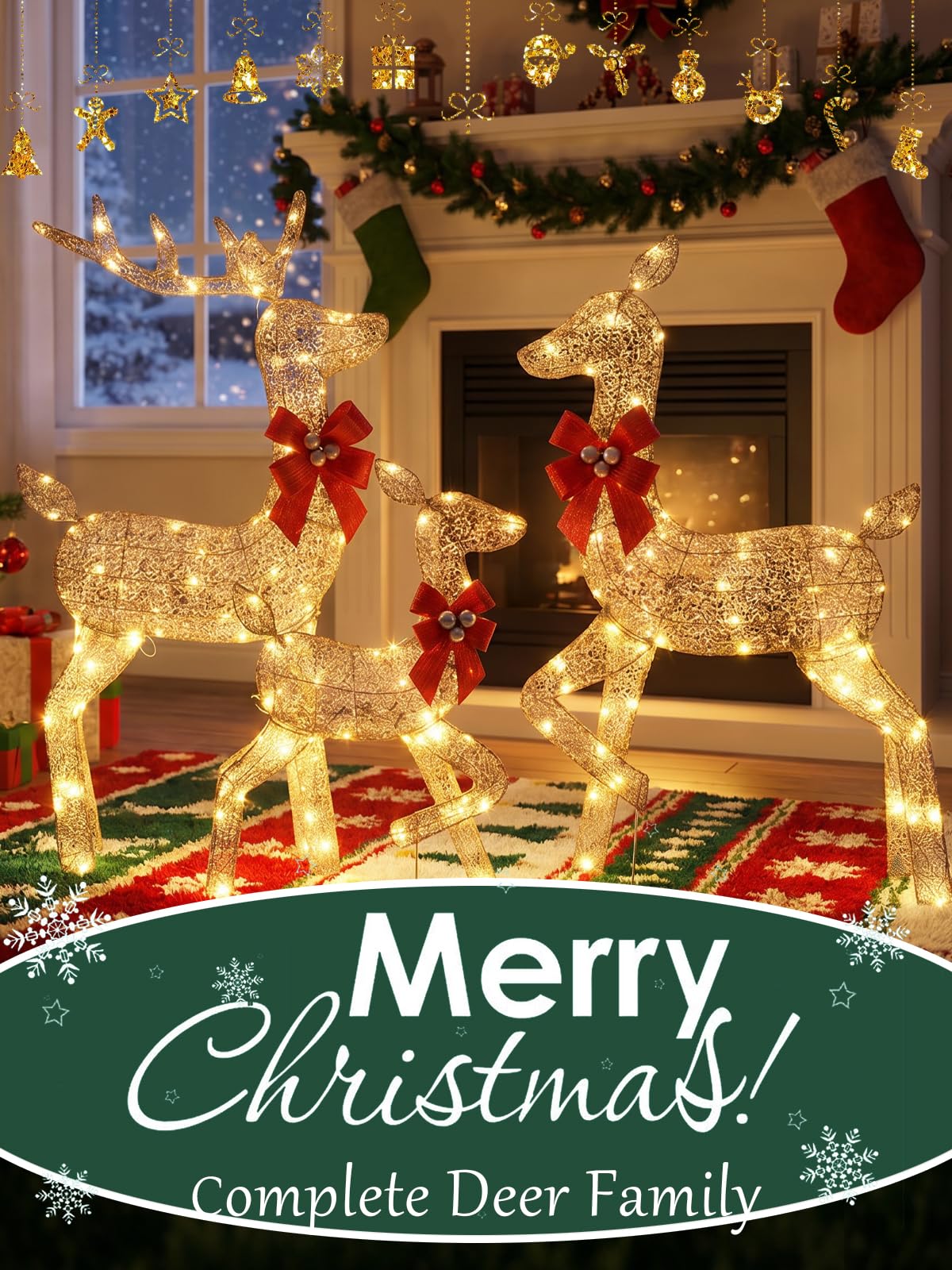3 Parçalı Işıklı Noel Geyiği A - Up Lighting Decor incelemesi ve fiyatı